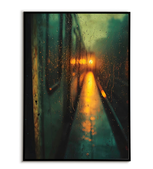 Glass Droplet(1 of 2) printable poster. Available for purchase as a physical poster or digital download