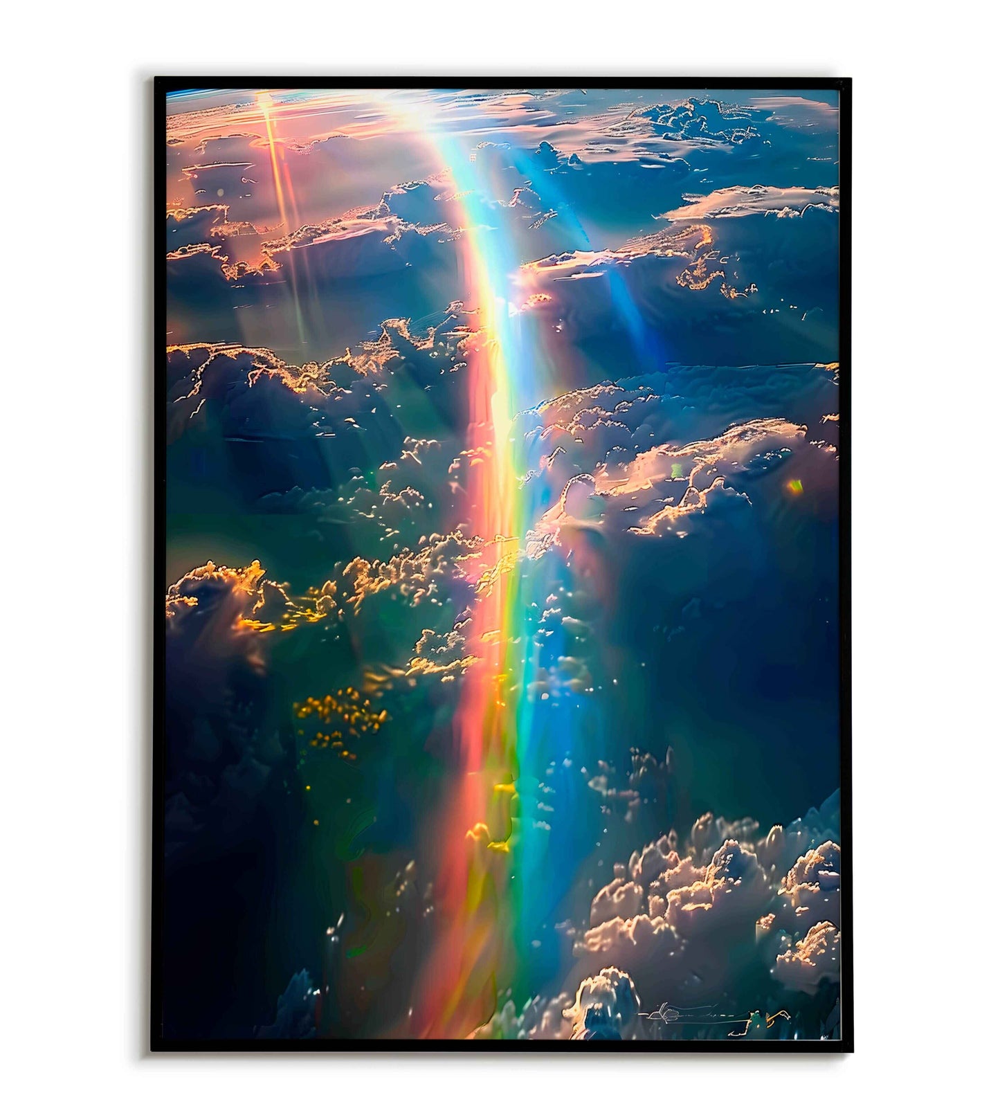 Surreal Rainbow(2 of 2) printable poster with a whimsical touch. Available for purchase as a physical poster or digital download.
