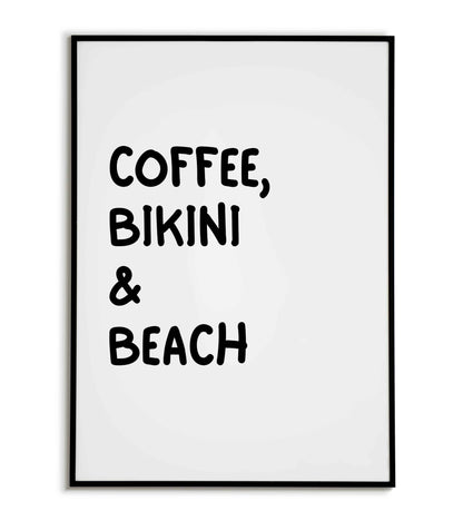 Coffee bikni & beach