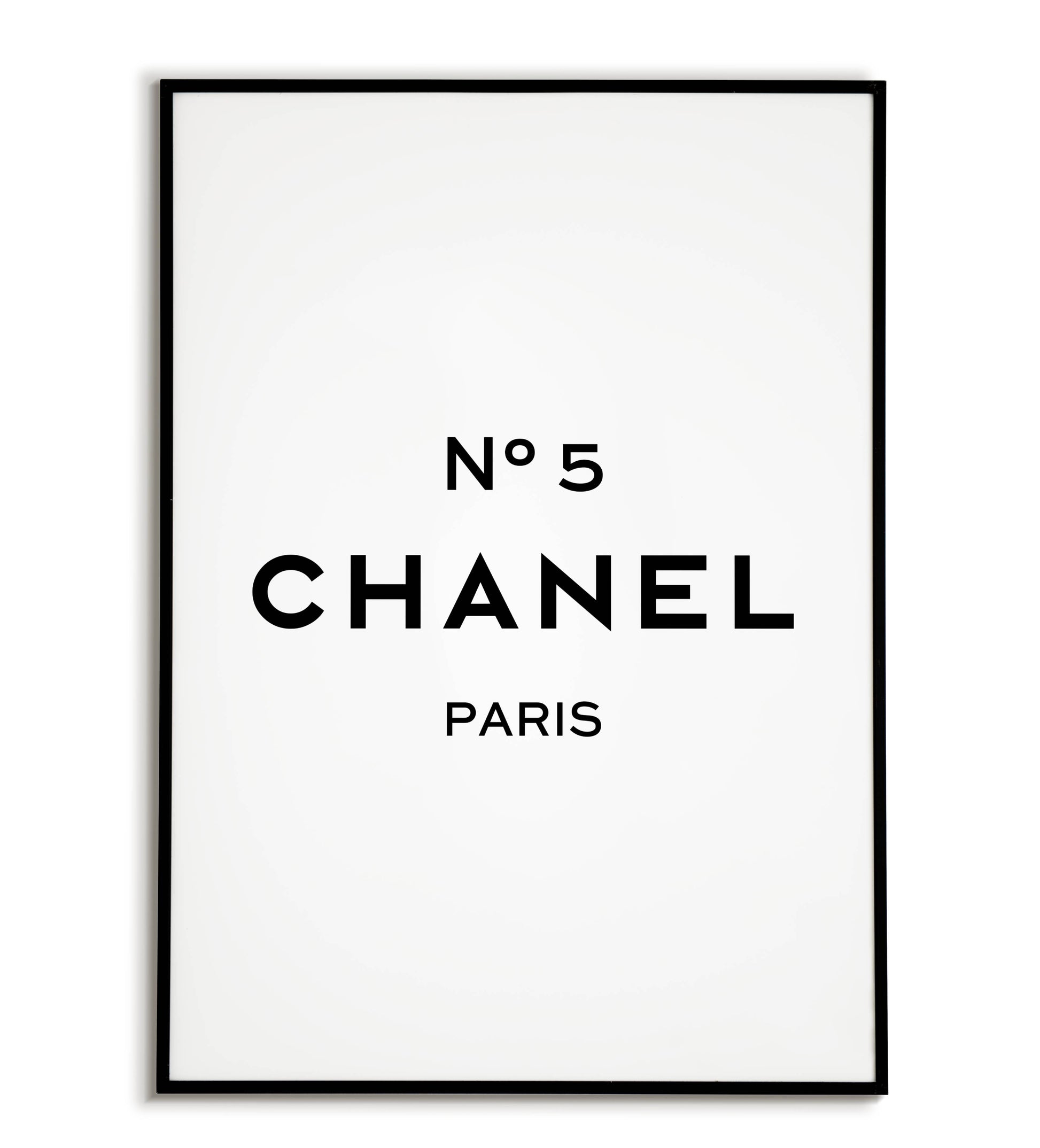 N°5 Chanel Paris printable poster for a touch of luxury.