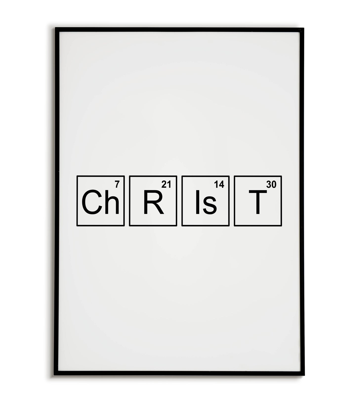 "Christ" printable faith-based poster.