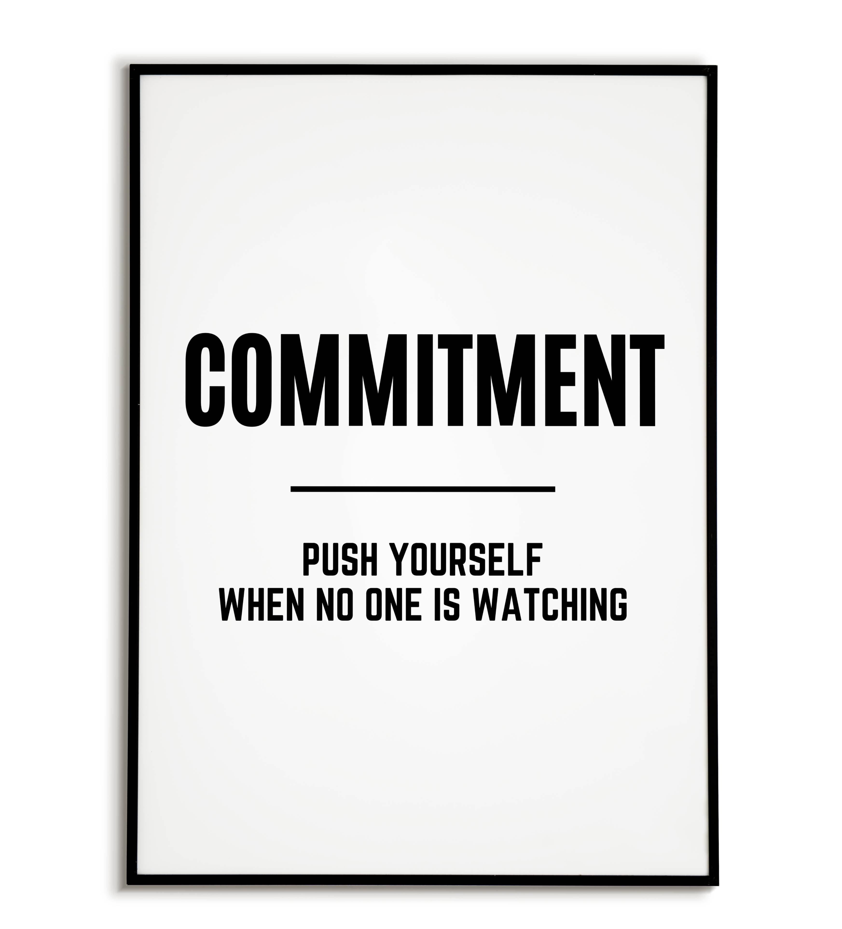 Commitment meaning - Printable/Poster – WallMarvel