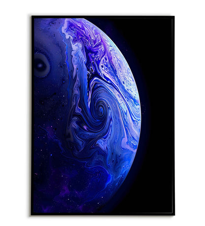 Planet printable poster. Explore the beauty and mystery of a planet in this captivating space poster. Available for purchase as a physical poster or digital download