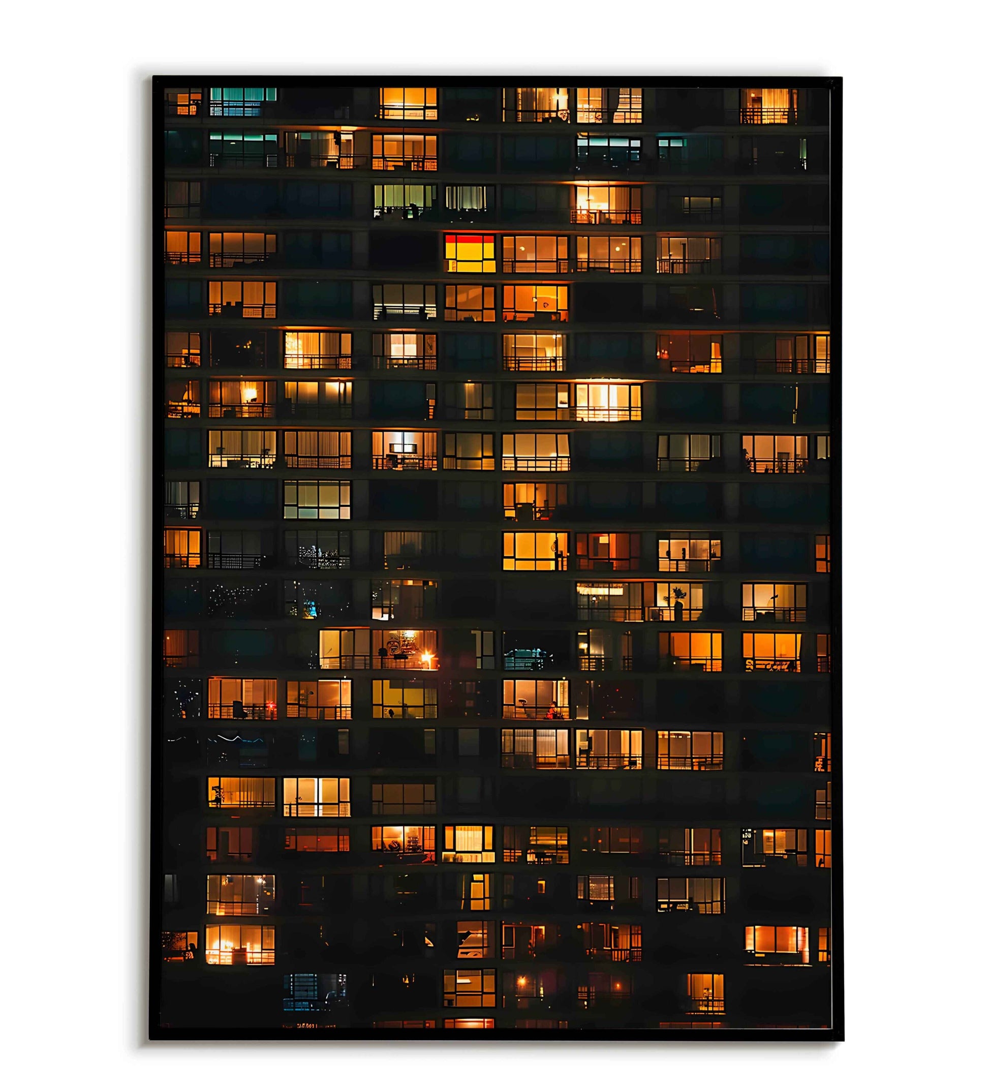 "High-Rise" architectural photography print. 