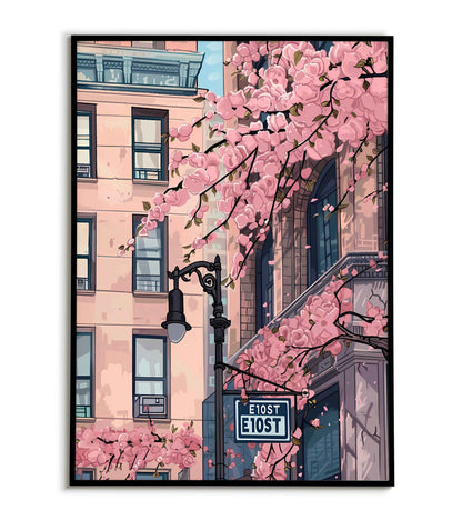 Blossoms printable poster. Available for purchase as a physical poster or digital download.