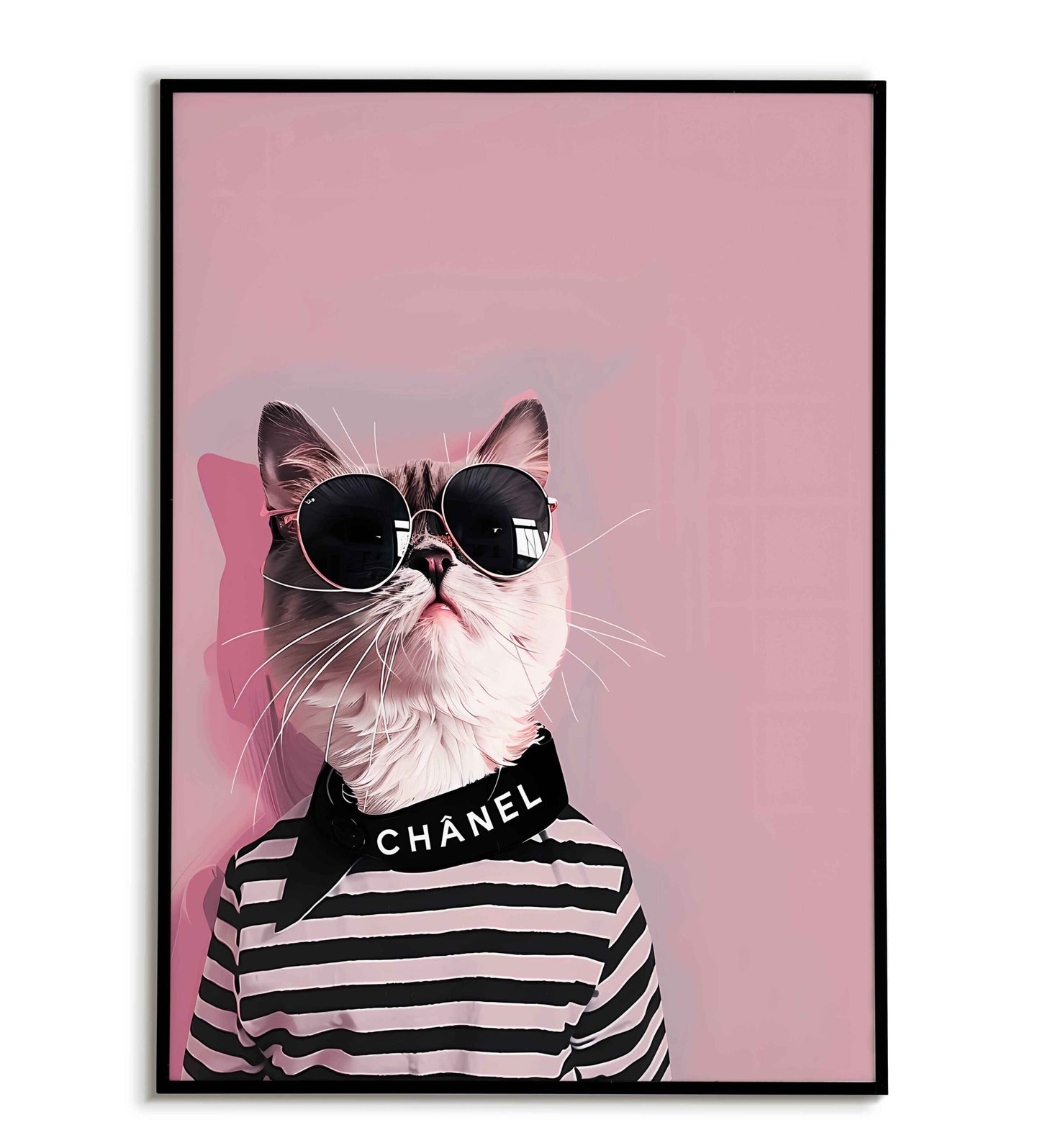 Cool Kitten(1 of 2) printable poster. Available for purchase as a physical poster or digital download.
