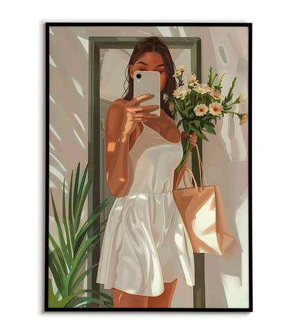 Mirror Selfie(5 of 5) printable poster. Available for purchase as a physical poster or digital download
