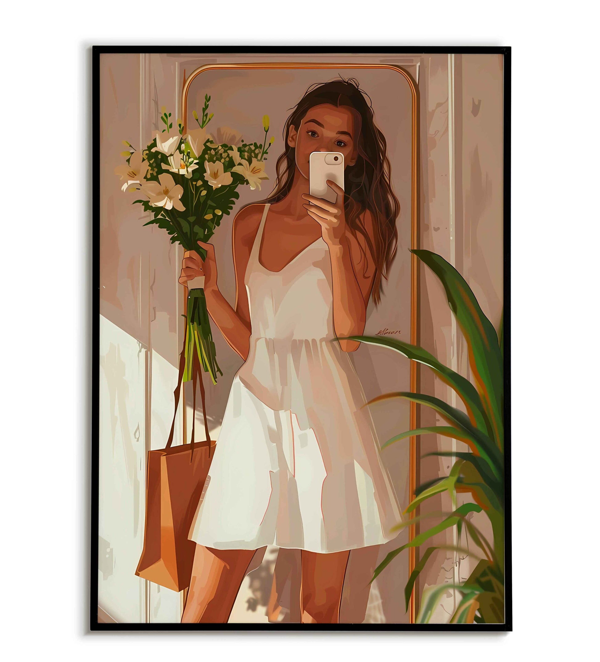 Mirror Selfie(1 of 5) printable poster. Available for purchase as a physical poster or digital download.
