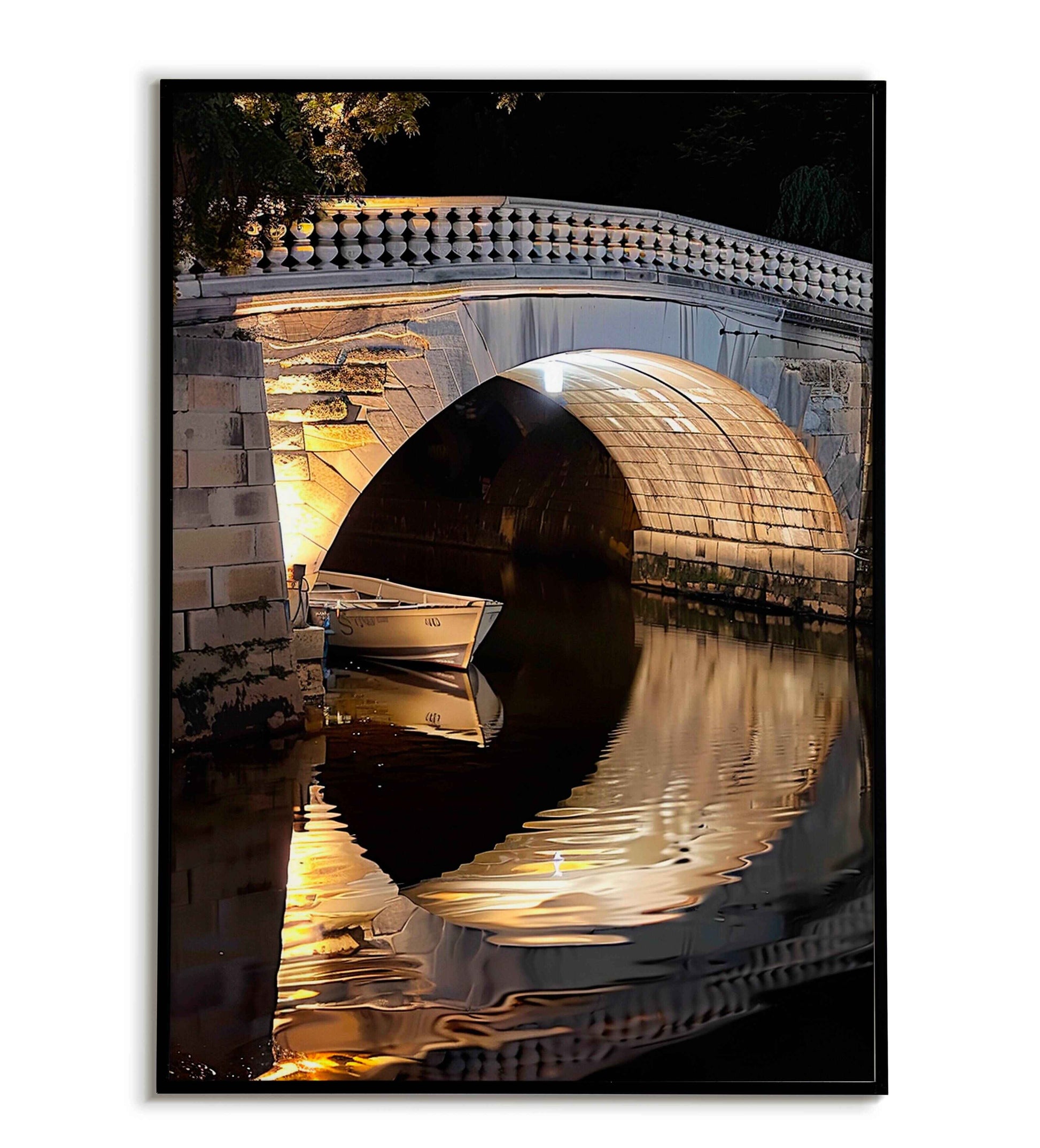 Bridge Reflections(2 of 2) printable poster. Available for purchase as a physical poster or digital download