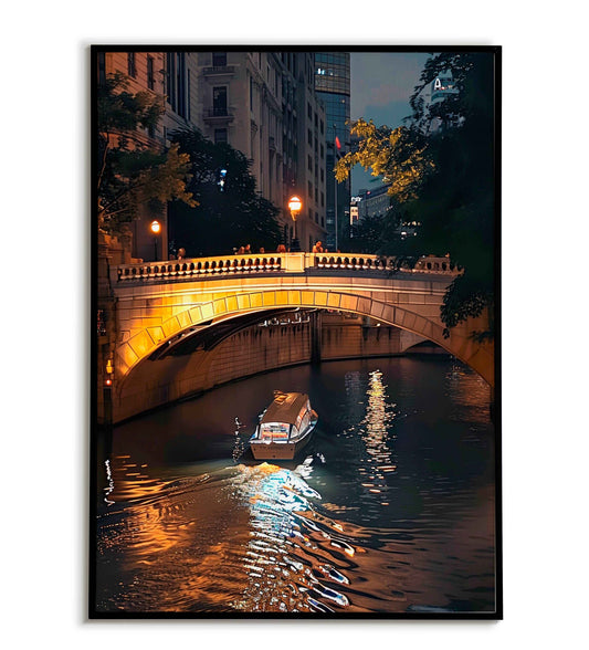Bridge Reflections(1 of 2) printable poster. Available for purchase as a physical poster or digital download.