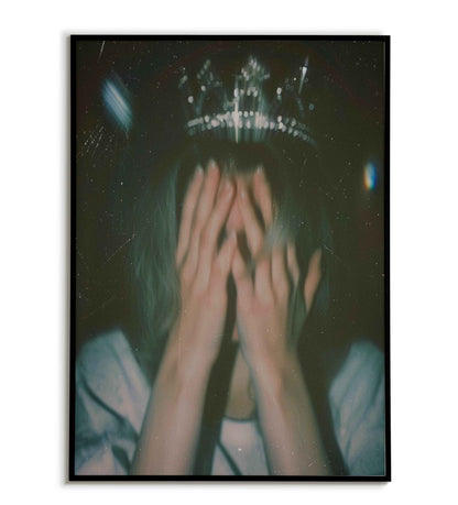 Blurred Queen printable poster. Available for purchase as a physical poster or digital download