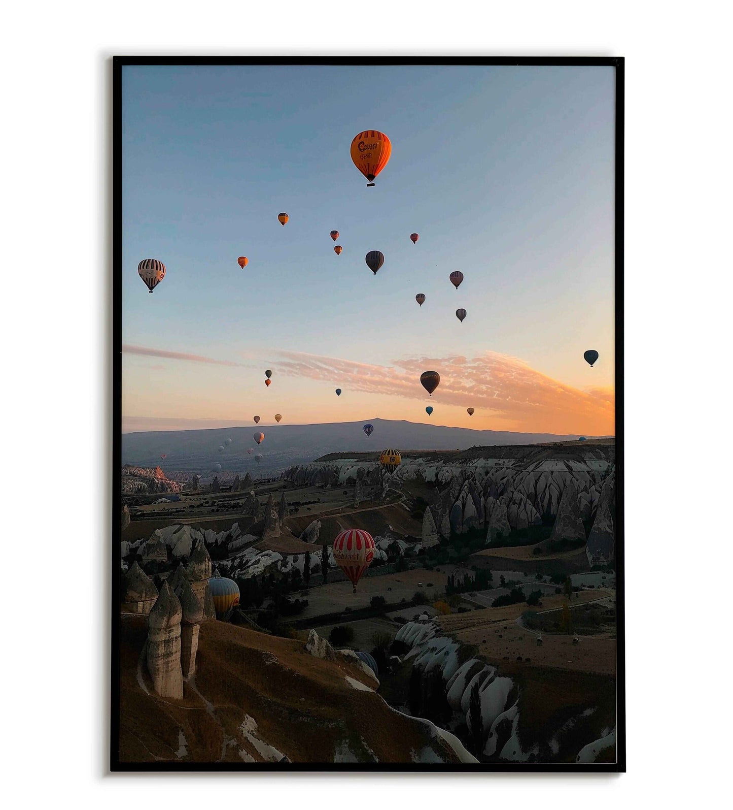 Cappadocia travel printable poster. Available for purchase as a physical poster or digital download