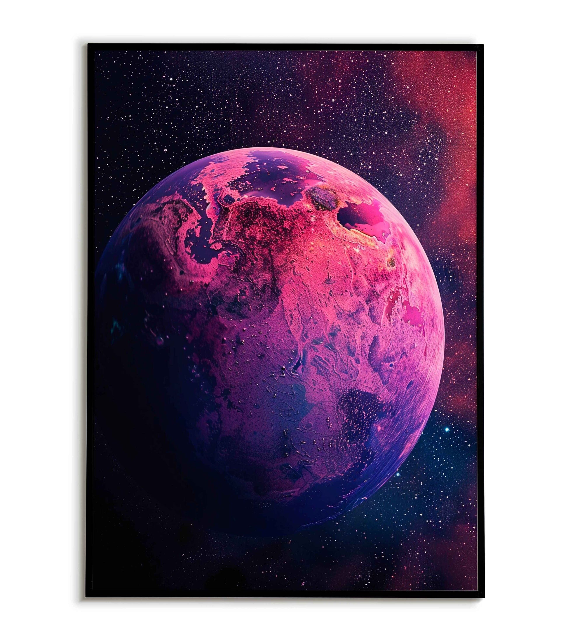 Glazed Planet printable poster. Available for purchase as a physical poster or digital download