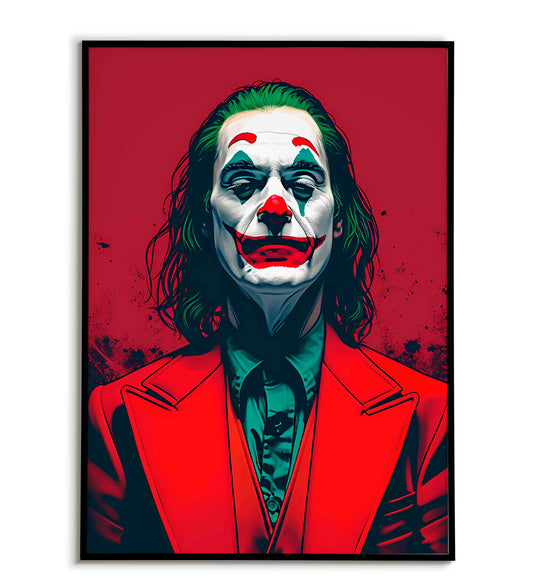 Downloadable Joker printable, a captivating and complex villain.