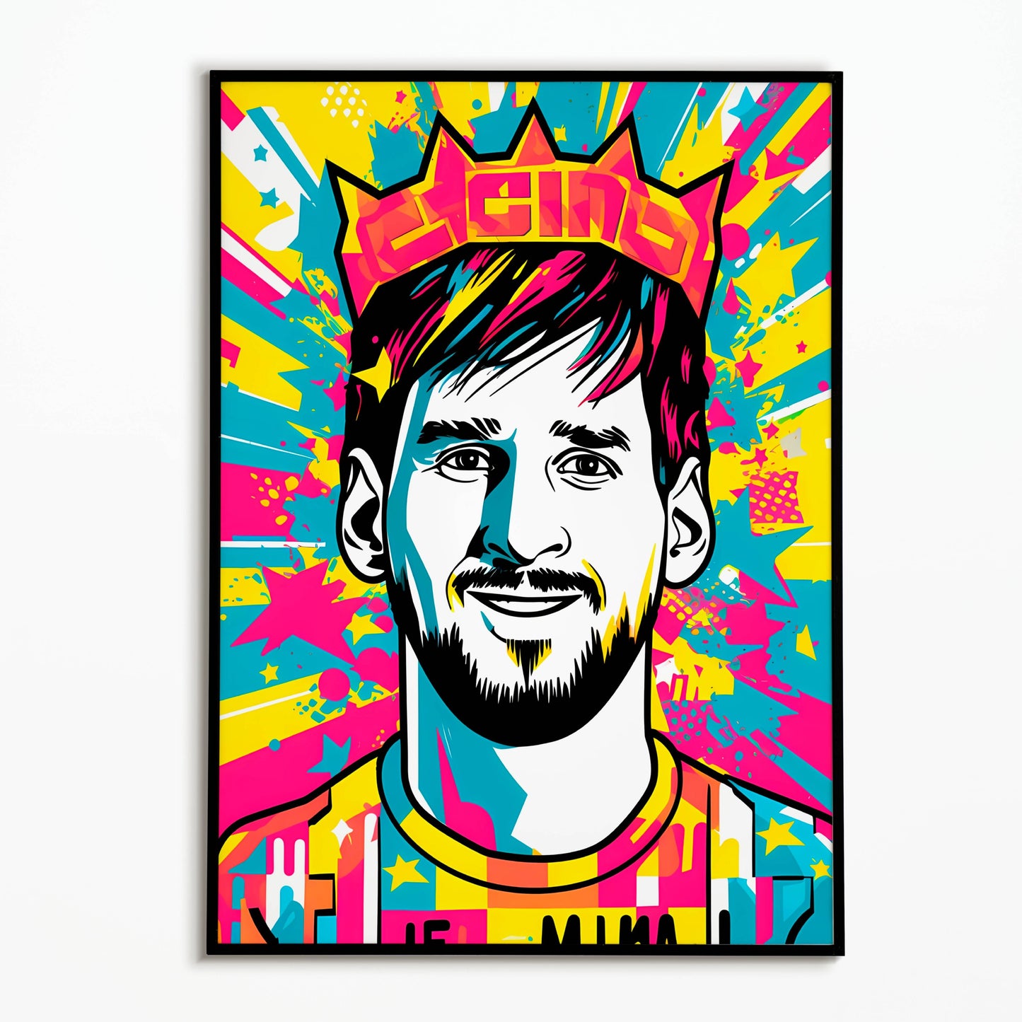 Messi The Goat - Matte Poster