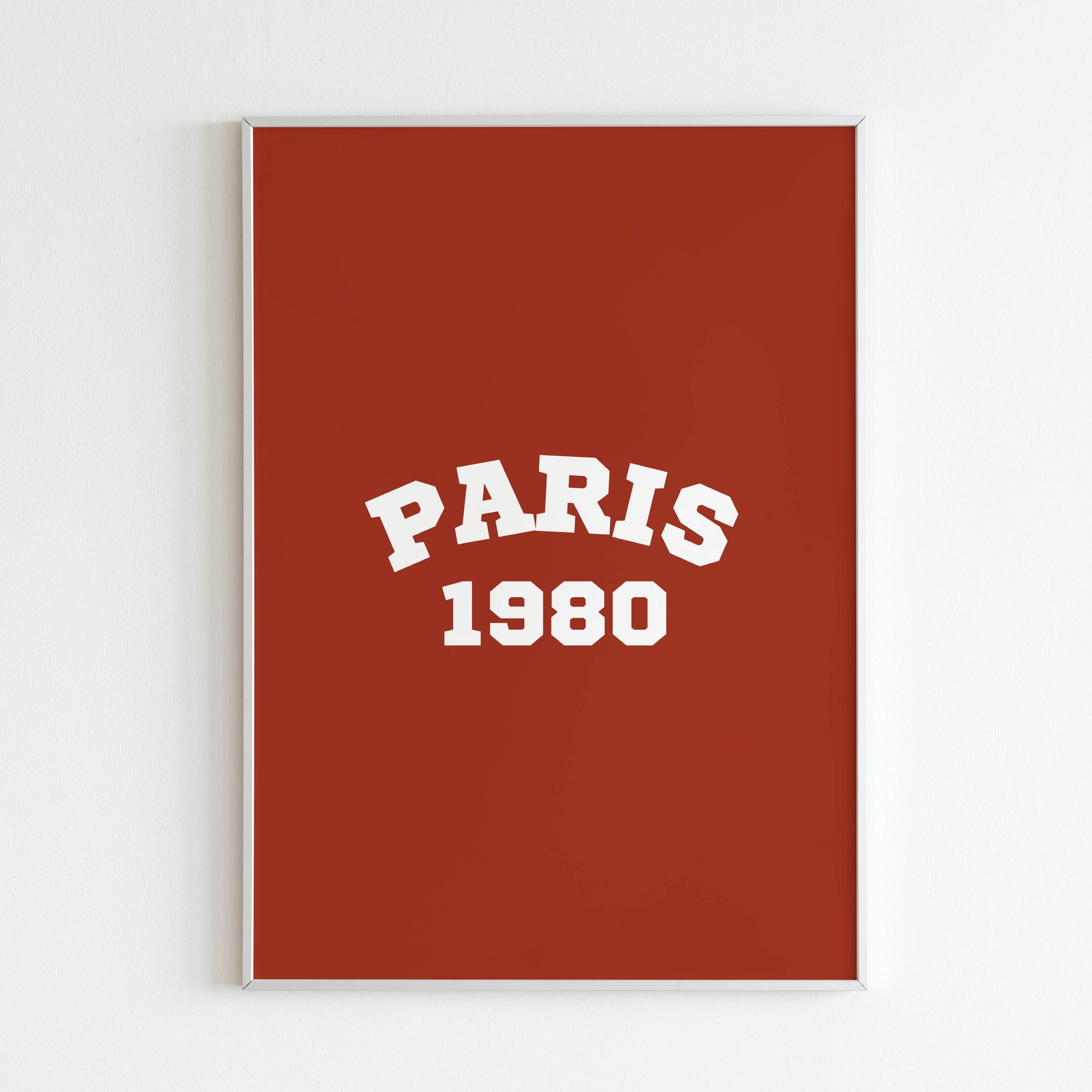 Downloadable "Paris 1980" art print, celebrate the beauty and charm of Paris with a vintage touch.