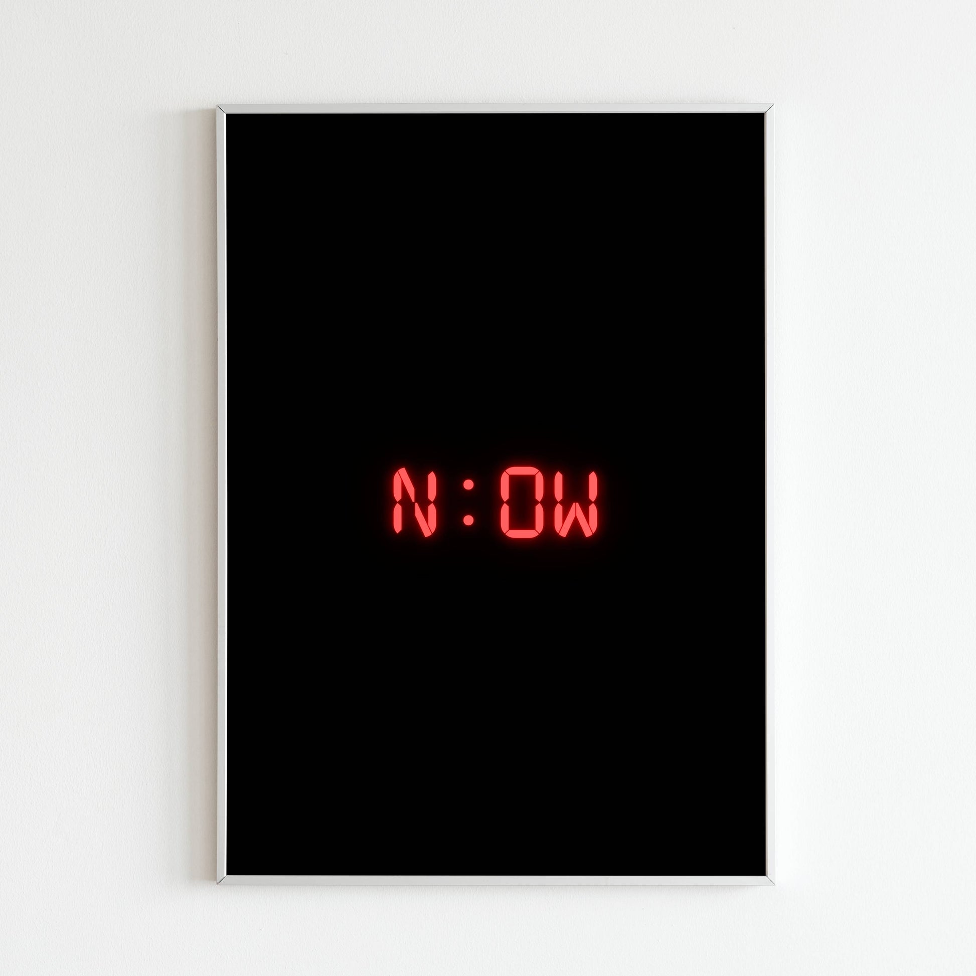 N:OW - Printed Wall Art / Poster. This beautiful poster adds a touch of sophistication to your space. Arrives ready to hang.