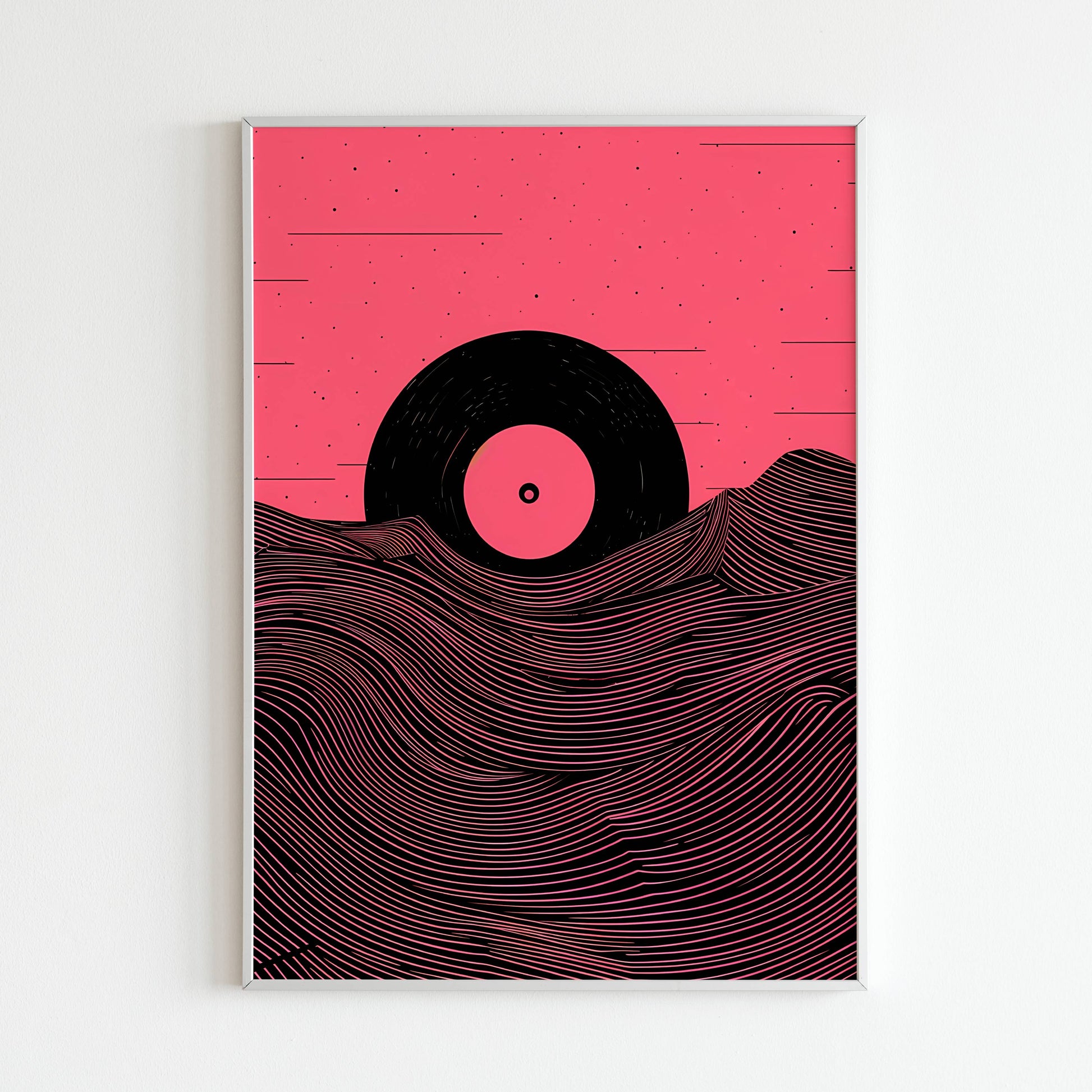 Music album cover - Printed Wall Art / Poster. This unique poster allows you to display your favorite album cover as art. Arrives ready to hang.