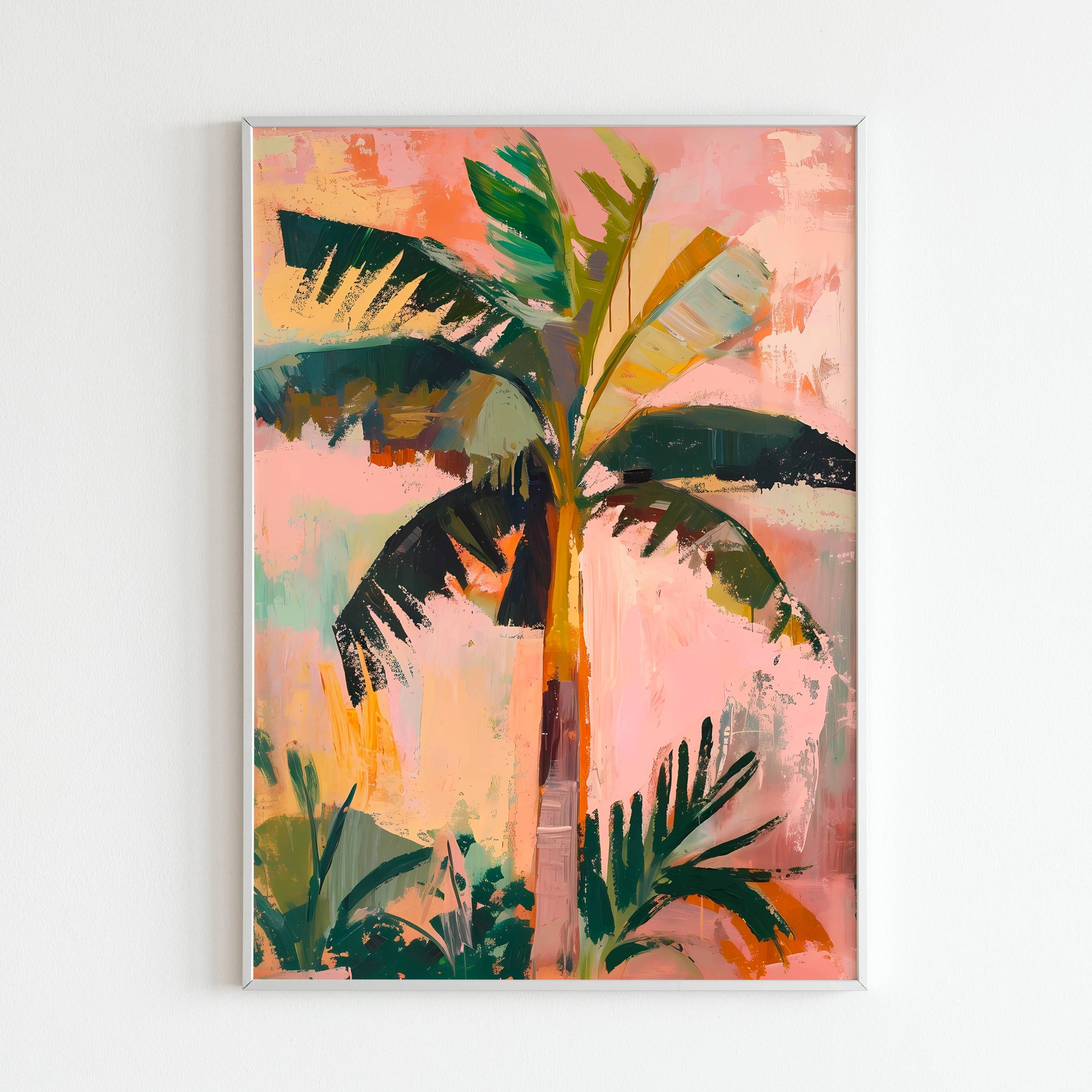 Palm Tree In Muted Shades - Printable/Poster – WallMarvel