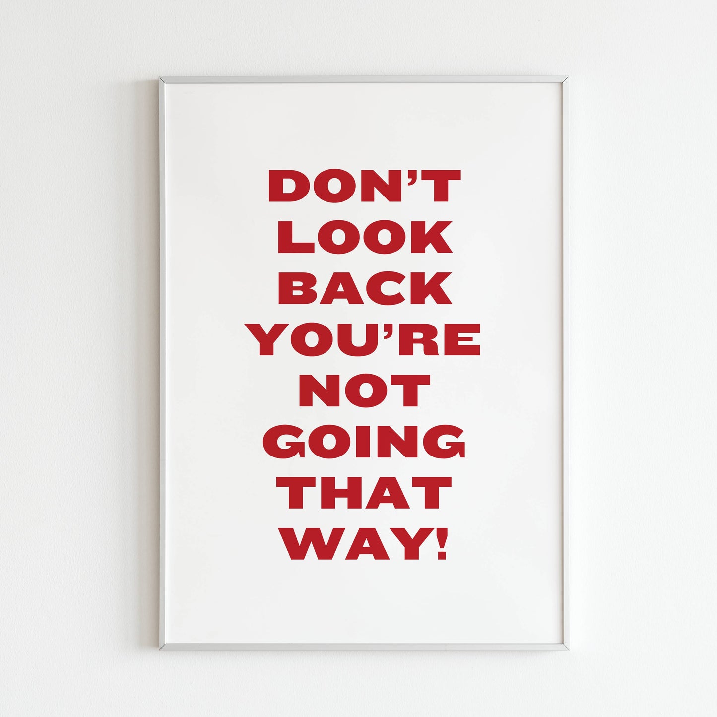Downloadable inspirational wall art for moving forward