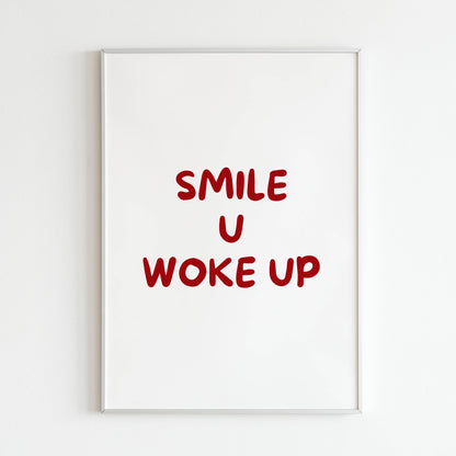 Downloadable typography wall art for a reminder to find joy in each day.