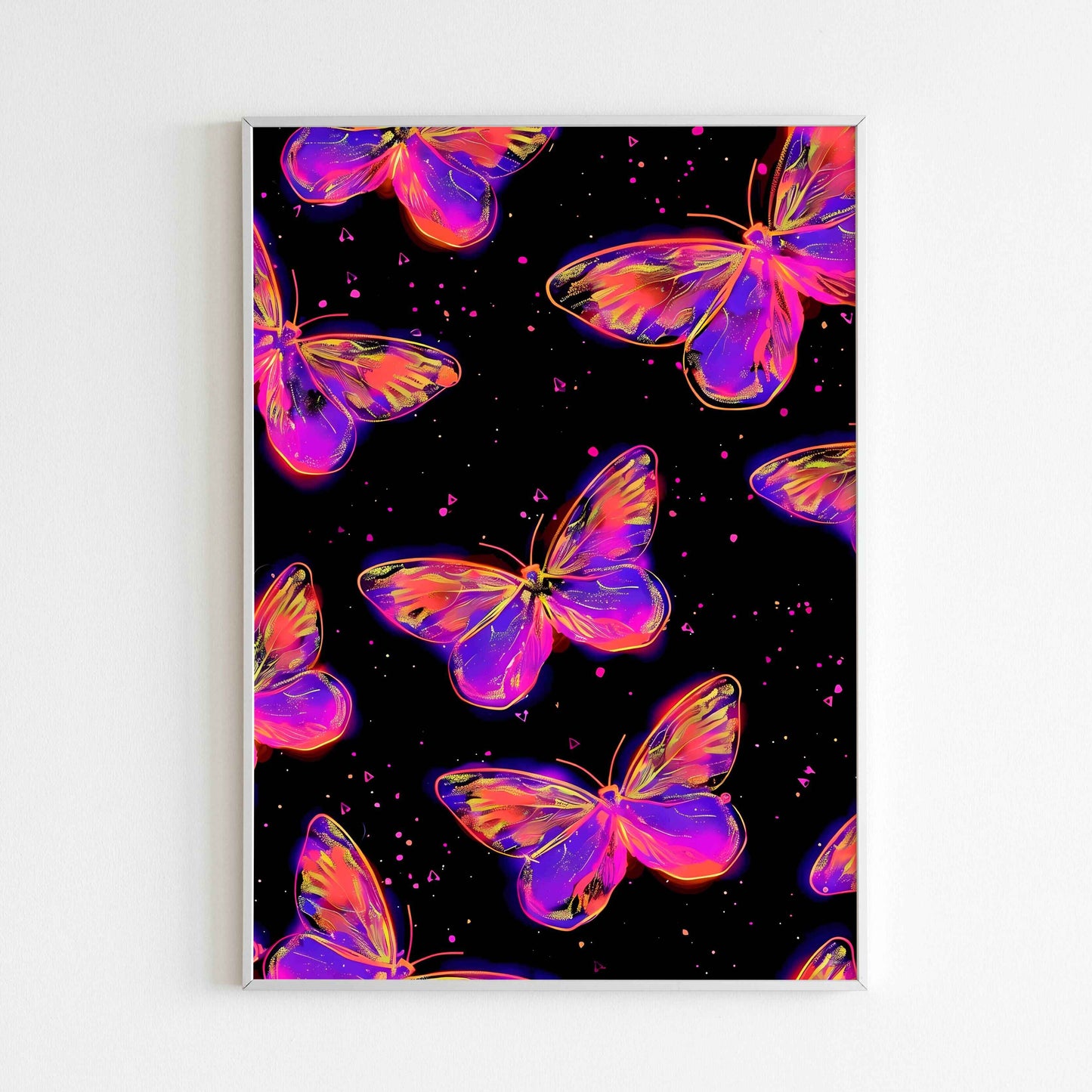 Add a touch of fluttering beauty with a Butterflies printable poster (physical or digital).