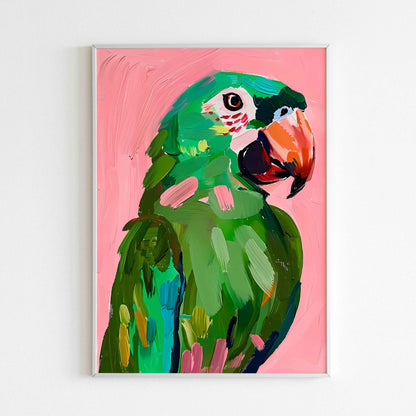 Downloadable Matisse Parrot abstract art print for a unique touch to your walls.
