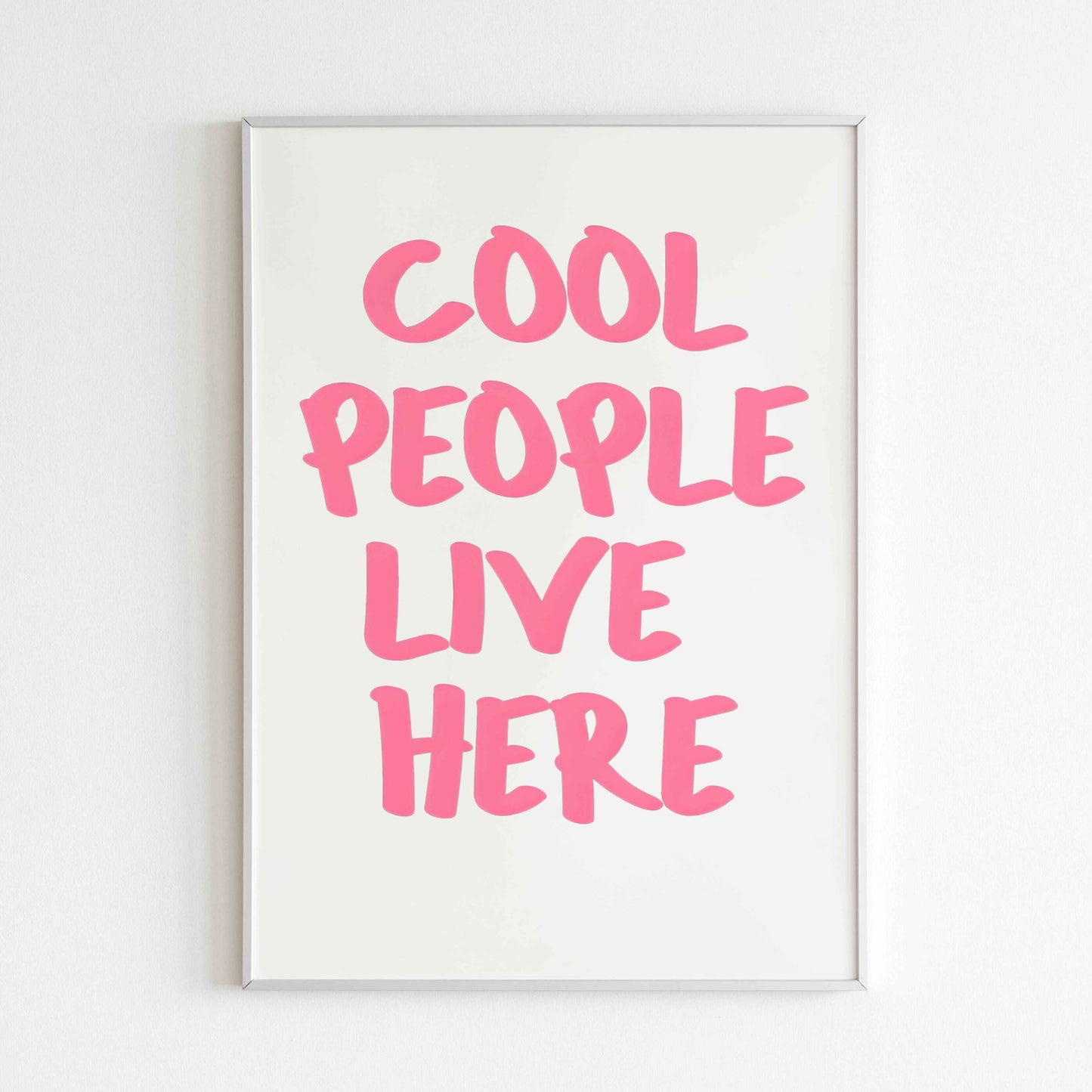 Inspirational quote wall art celebrating individuality and style.