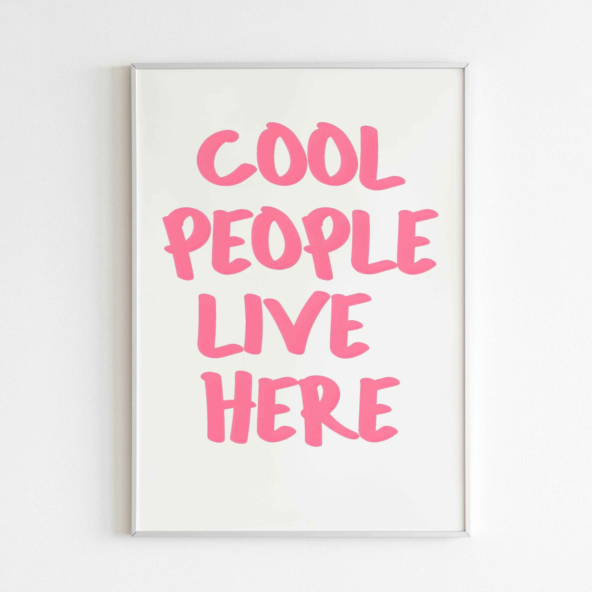 Inspirational quote wall art celebrating individuality and style.