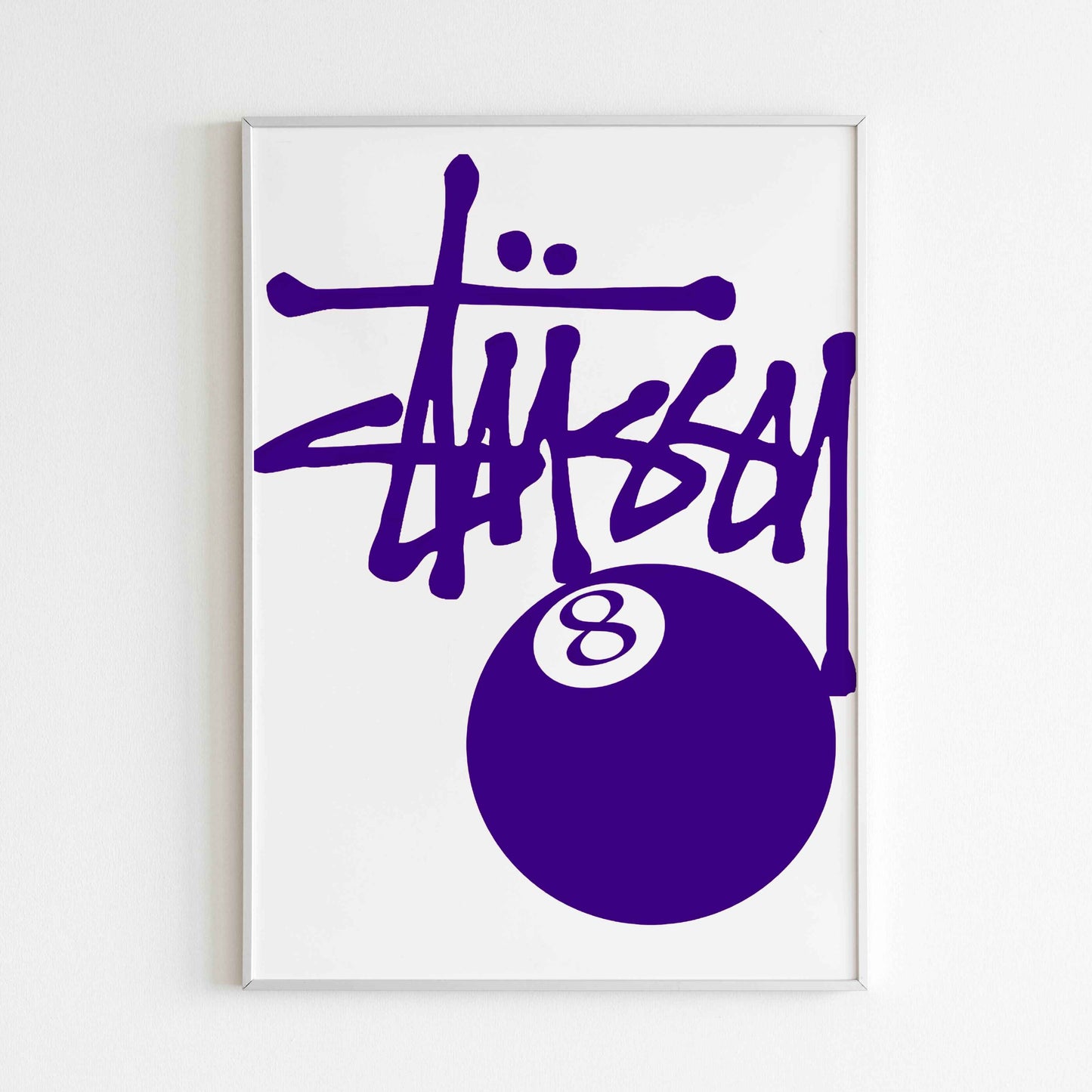 Inspirational abstract wall art featuring a playful and iconic design.