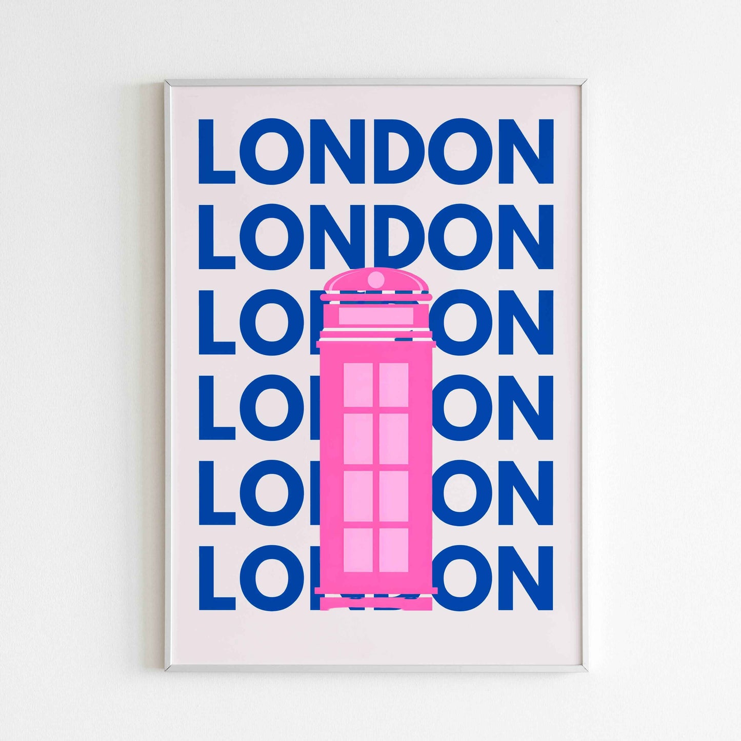 Inspirational quote wall art featuring the city of London