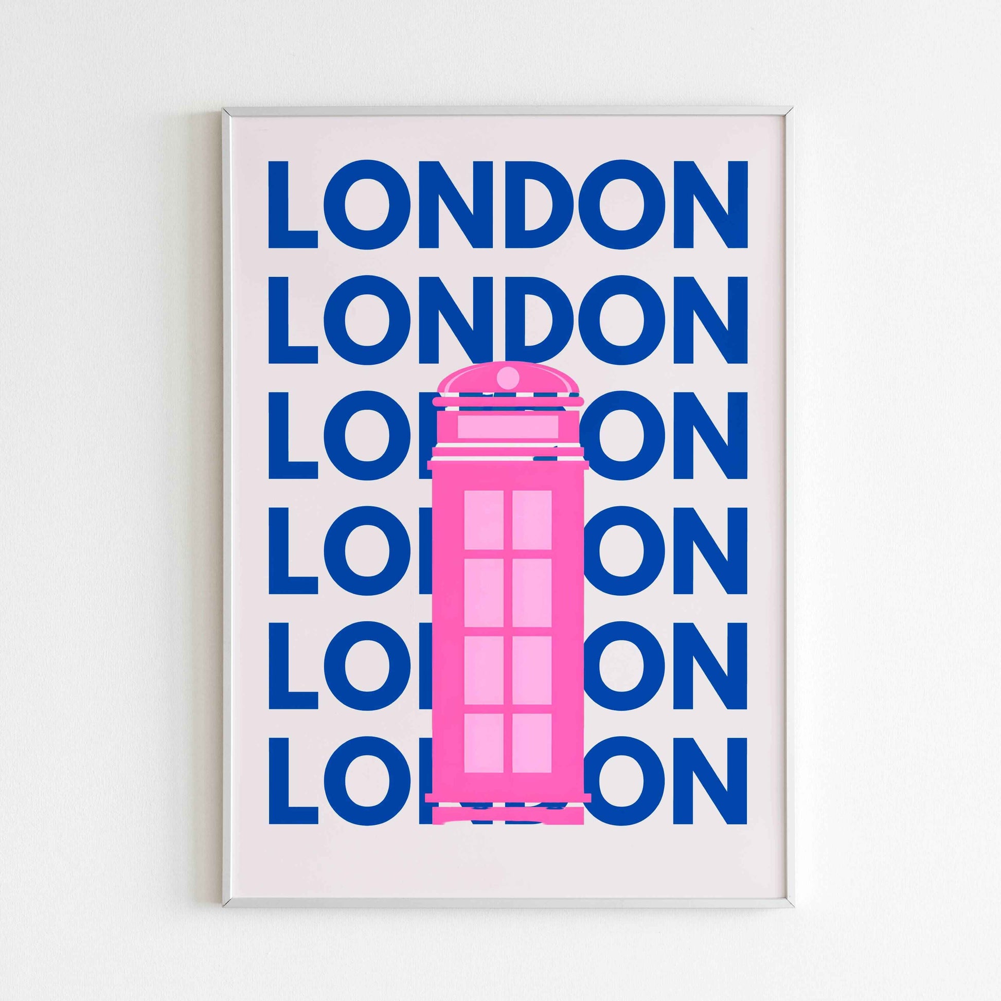 Inspirational quote wall art featuring the city of London