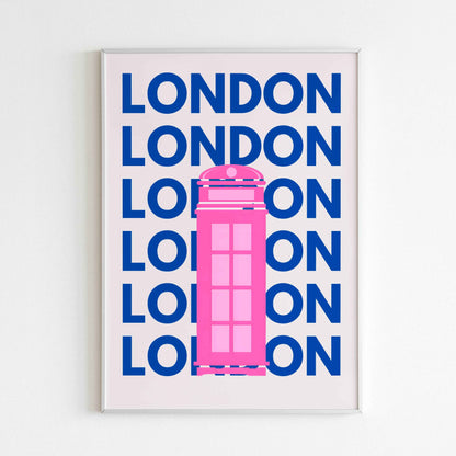 Inspirational quote wall art featuring the city of London