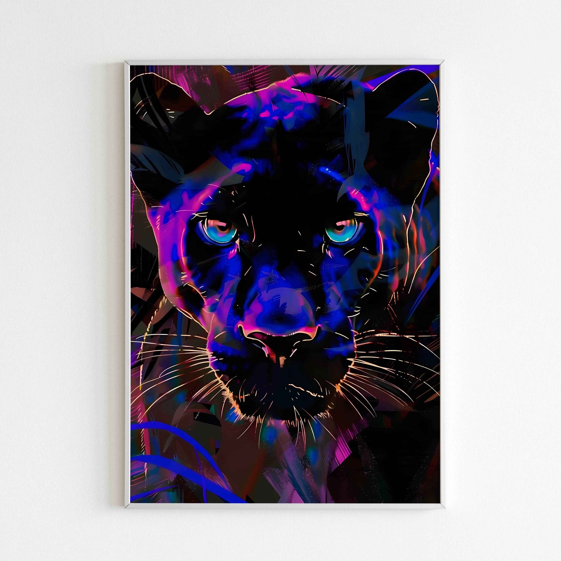 Celebrate the power and grace of a panther with this Majestic Panther(2 of 2) wildlife printable poster (physical or digital).