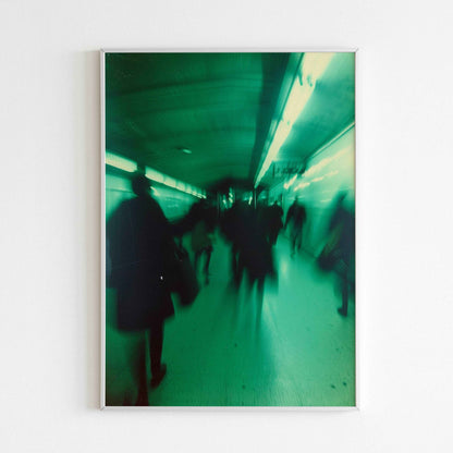 Capture the energy of the city with this Subway Snapshot printable poster (physical or digital).