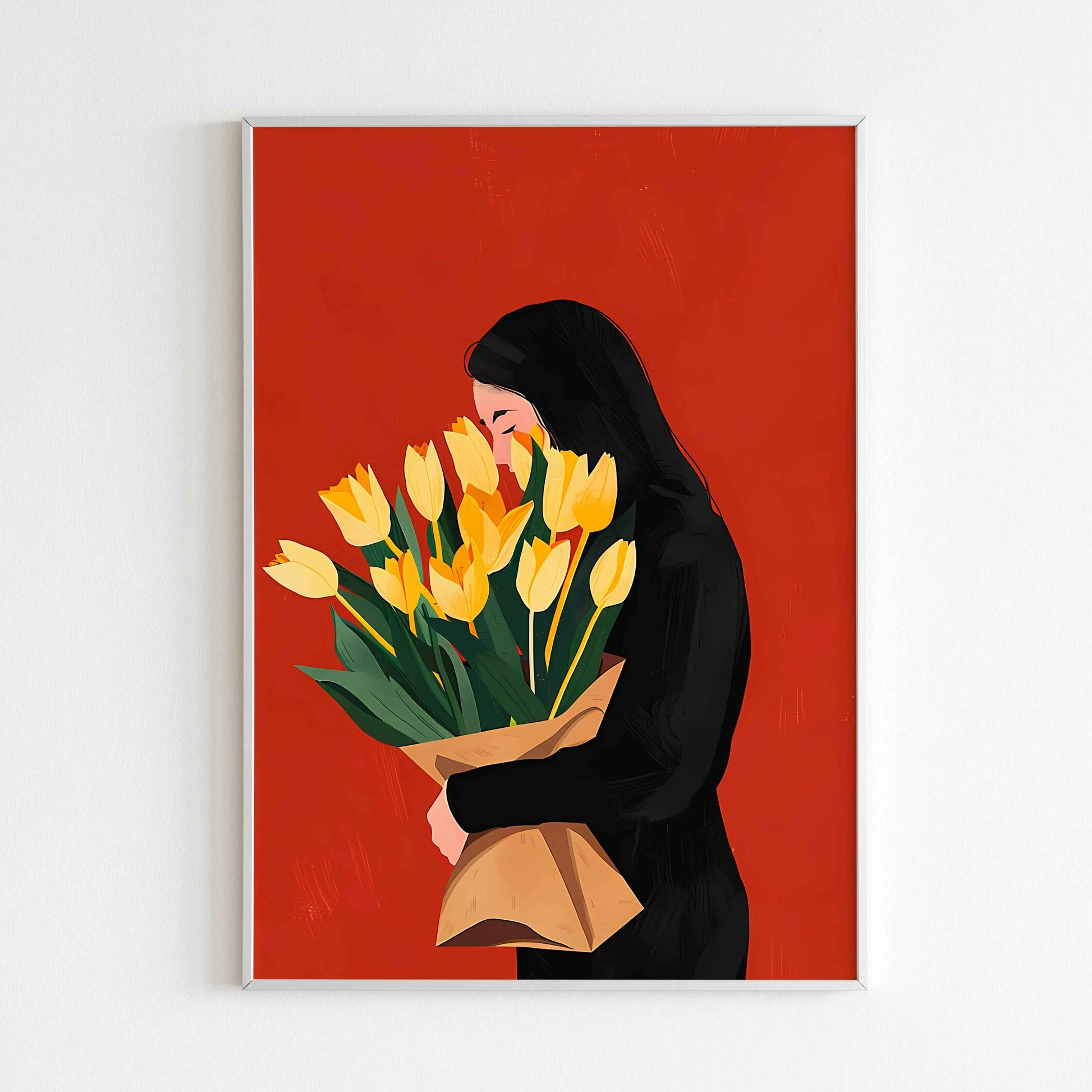 See the final portrait in the series with a Woman with Flowers(7 of 7) printable poster (physical or digital).