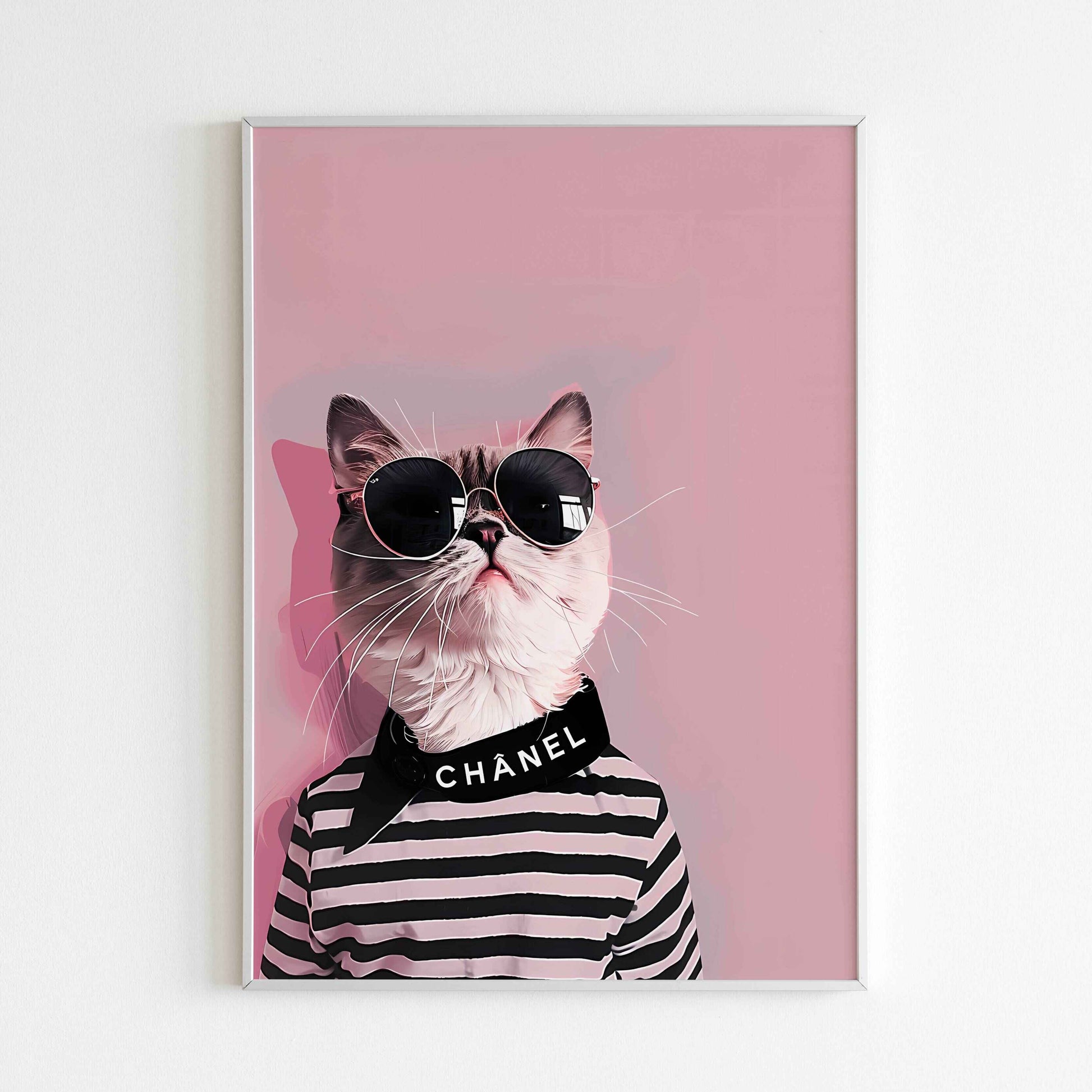 Meet a cool kitten with this Cool Kitten(1 of 2) printable poster (physical or digital)