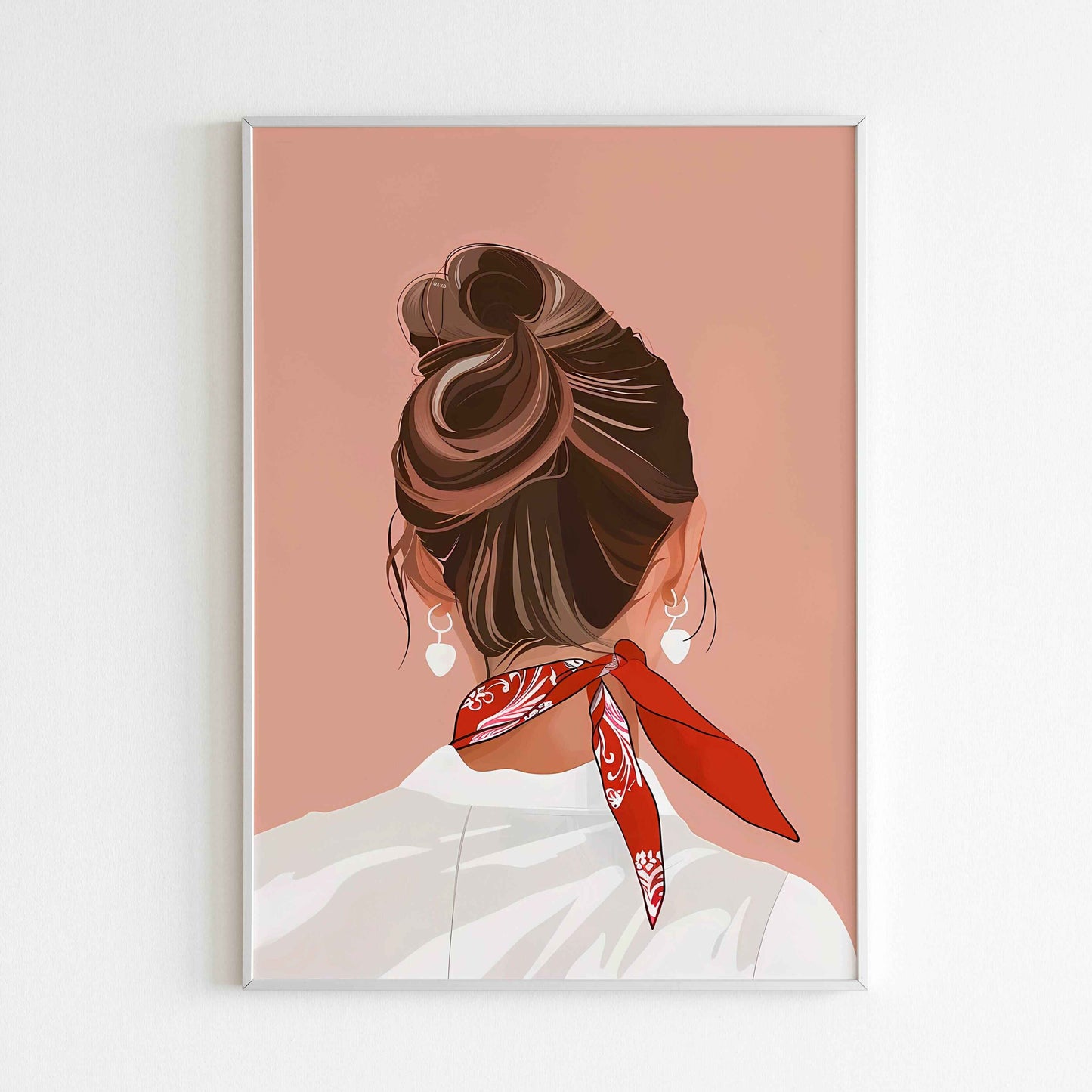 Add a touch of boldness to your space with a Red Bandana printable poster (physical or digital).