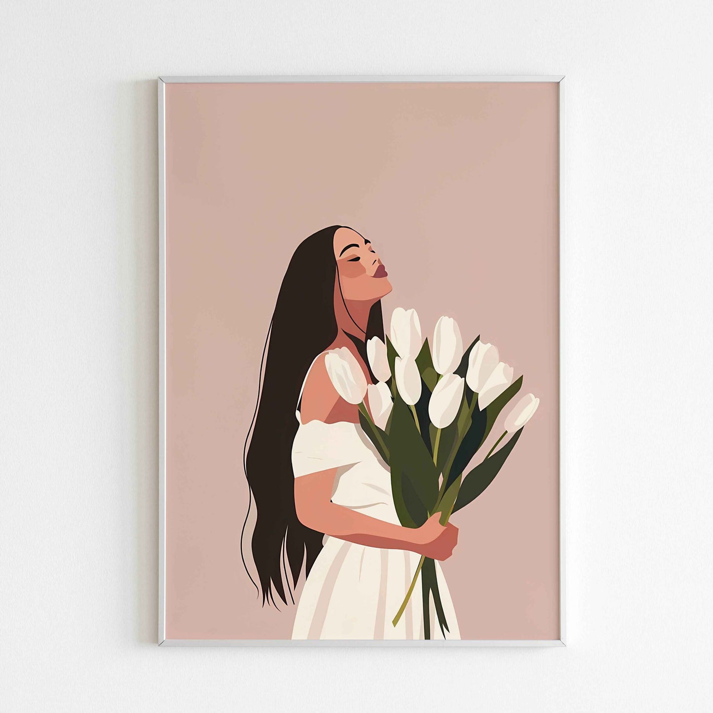 Fill your space with the beauty of a bouquet with this printable poster (physical or digital)