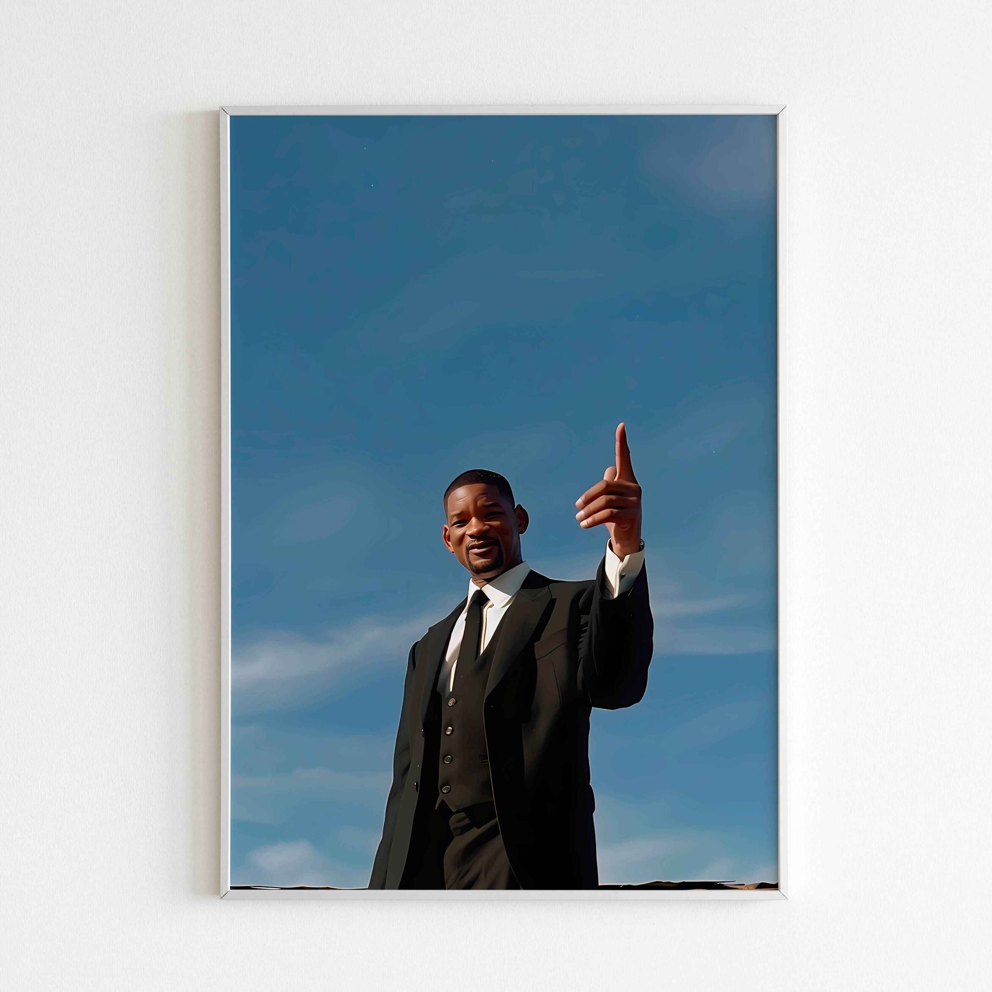 Celebrate the iconic Will Smith with a Will Smith(1 of 2) portrait printable poster (physical or digital).