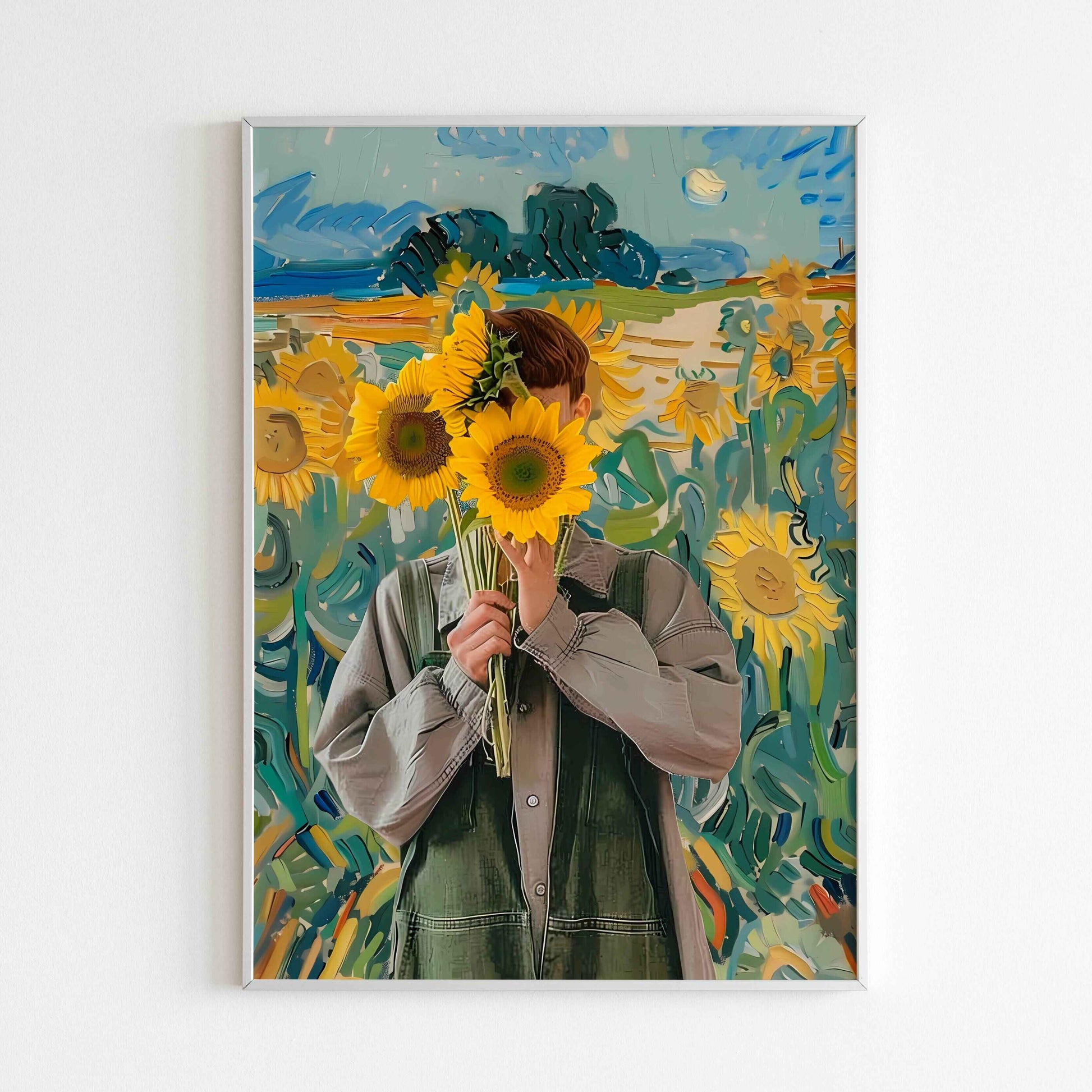 Find peace and beauty with the first part of Sunflower Serenity with this printable poster (physical or digital).