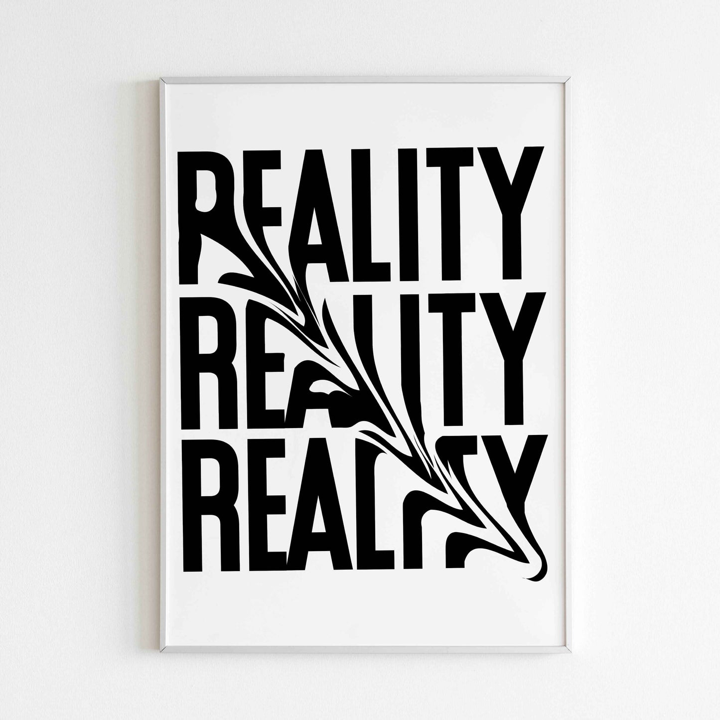 Downloadable reality printable, a piece of art that invites reflection.