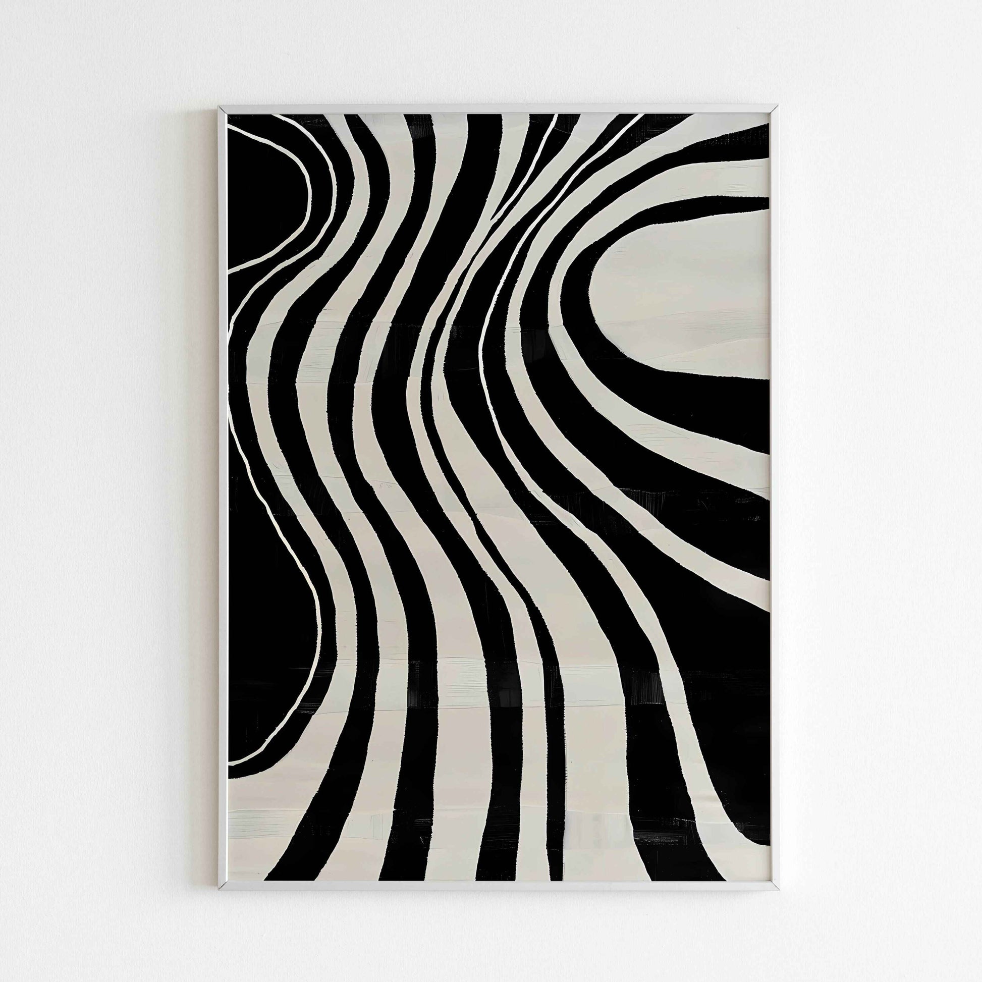 Abstract lines poster, adding a touch of contemporary art to your space.