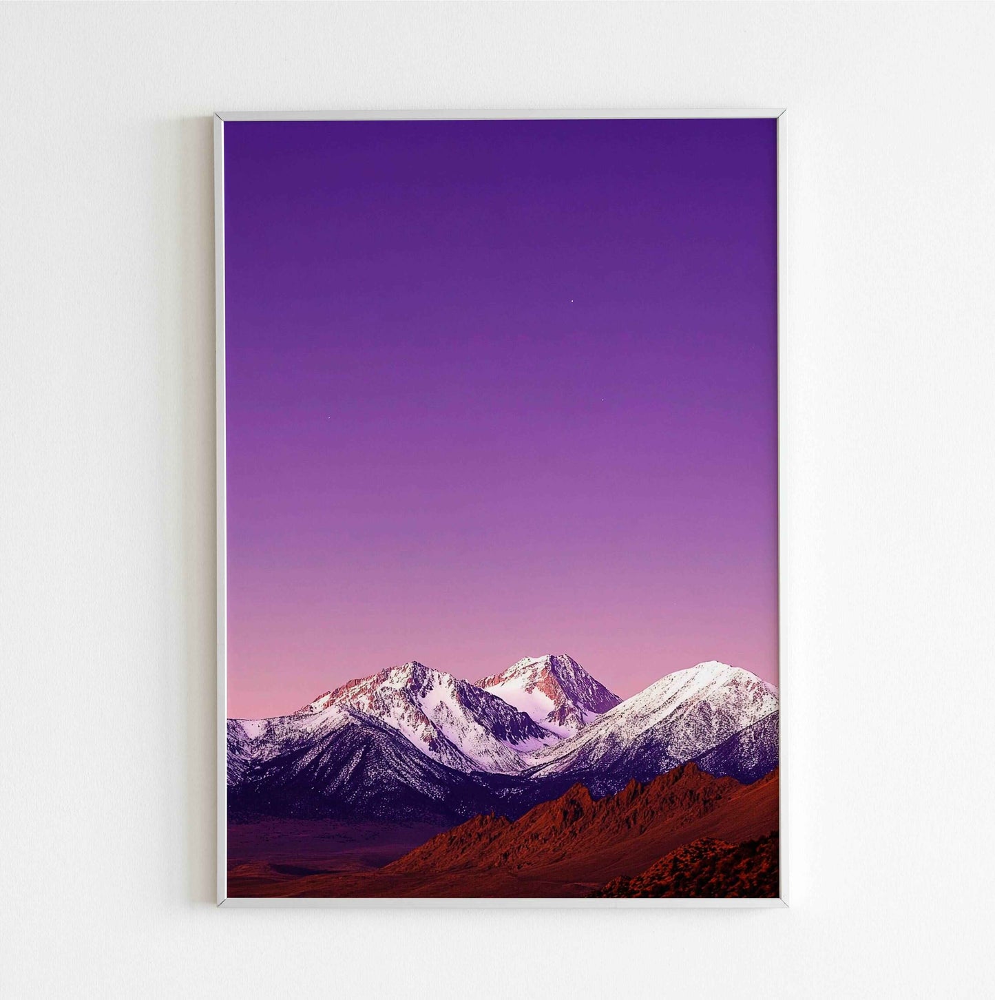 Pastel Snow Peaks