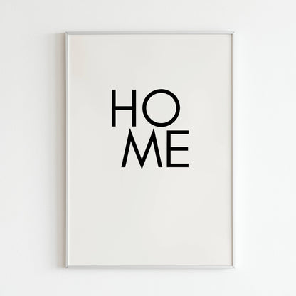 Downloadable "Home" art print, create a space that feels like a sanctuary.