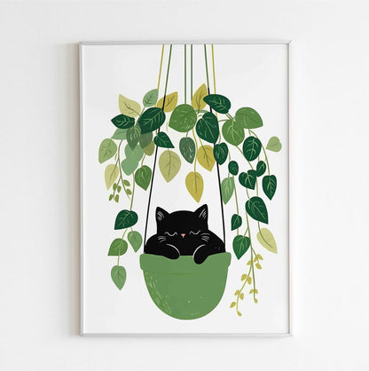 Whimsical Hanging Cat(2 of 2)