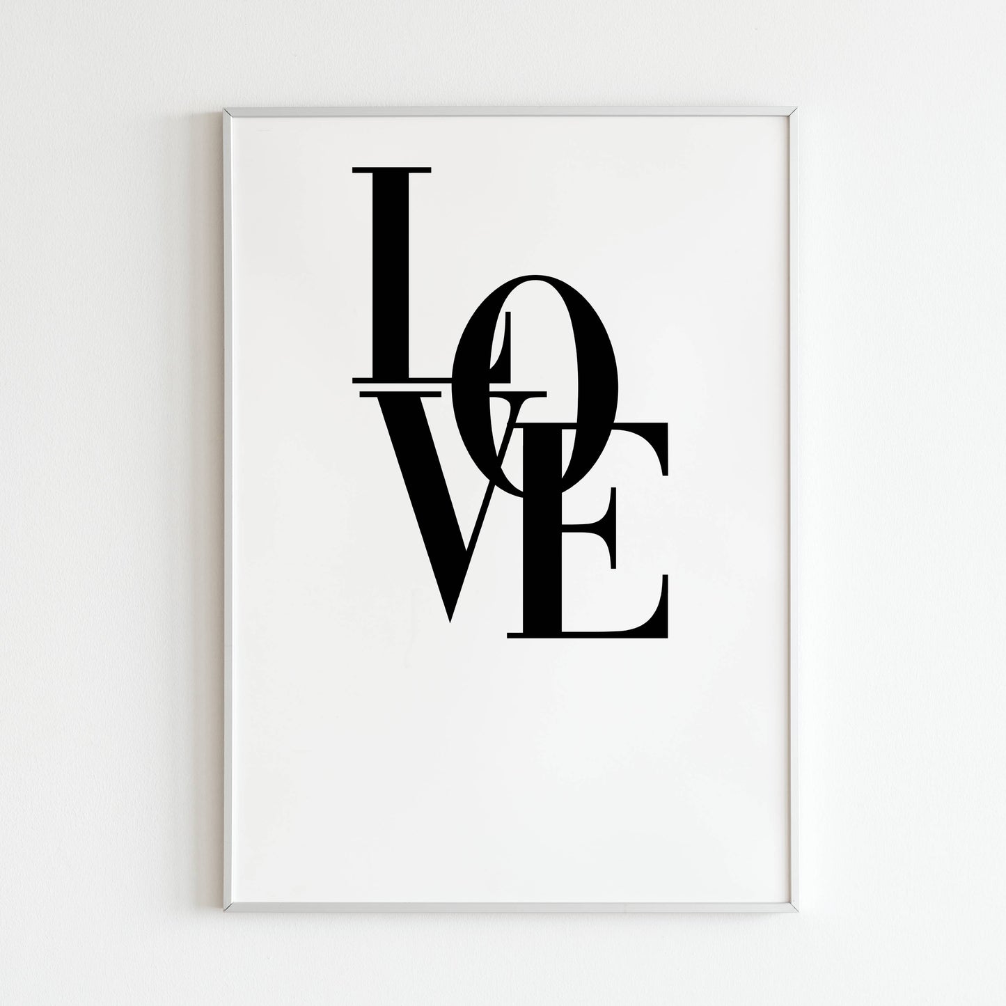 Downloadable "Love" art print, express and inspire love in all its forms.