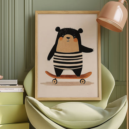 Bear Skateboarder