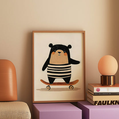 Bear Skateboarder