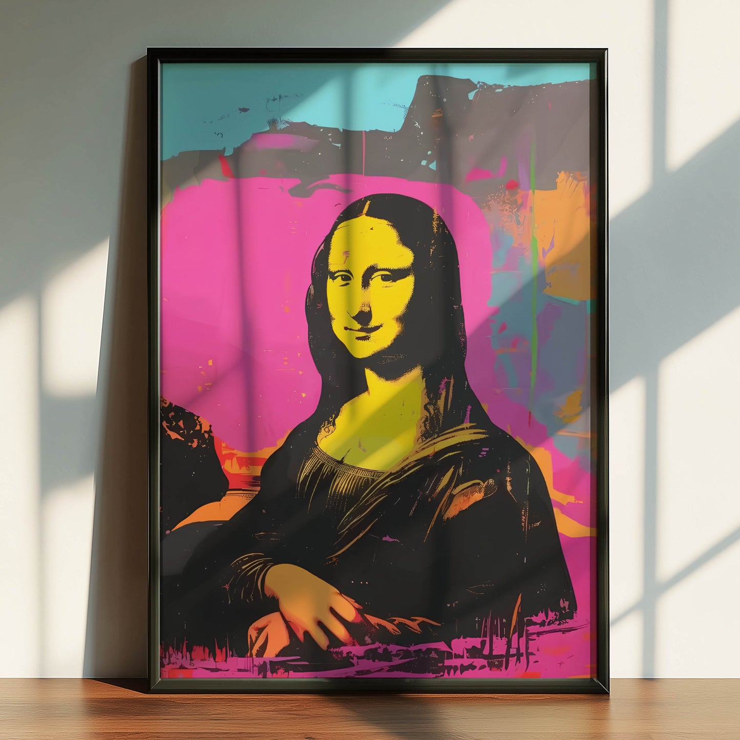 Mona Lisa Pop Art Pink